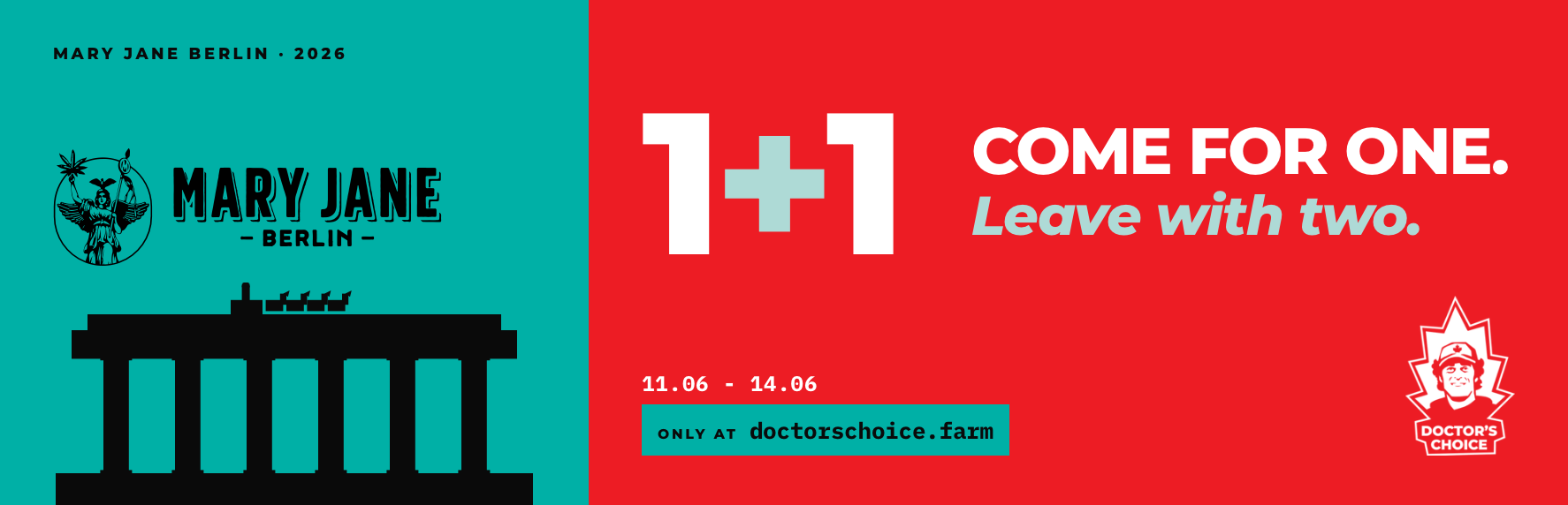 Buy one, get one free offer. For online orders. 11.06-14.06